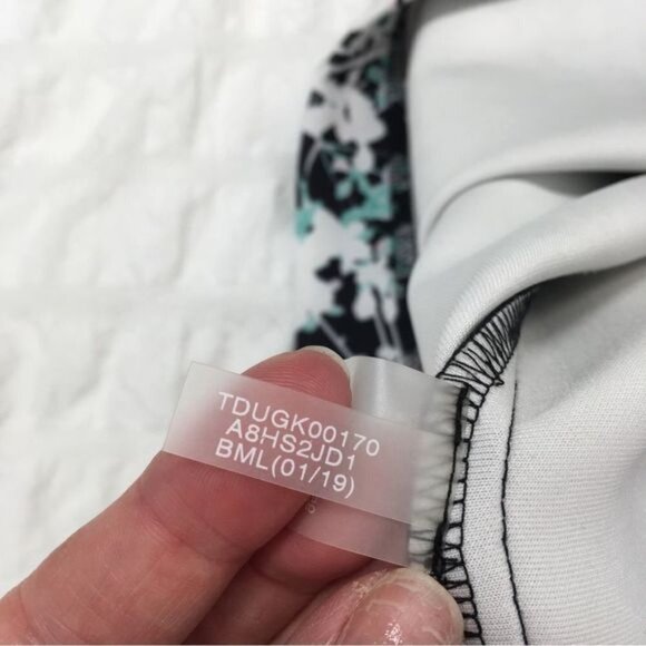 Tommy Hilfiger Sleeveless Floral Belted Scuba Knit Sheath Dress - Picture 7 of 12